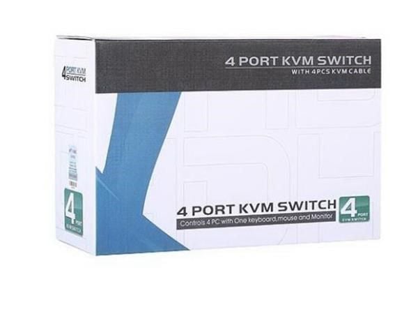 Auto KVM Switch VGA USB 4 port -chuyển mạch 4 CPU ra 1 màn hình VGA kèm cáp MT-VIKI MT-460KL - Phụ Kiện Điện Tử Việt Nam Auto KVM Switch VGA USB 4 port -chuyển mạch 4 CPU ra 1 màn hình VGA kèm cáp MT-VIKI MT-460KL - Phụ Kiện Điện Tử Việt Nam