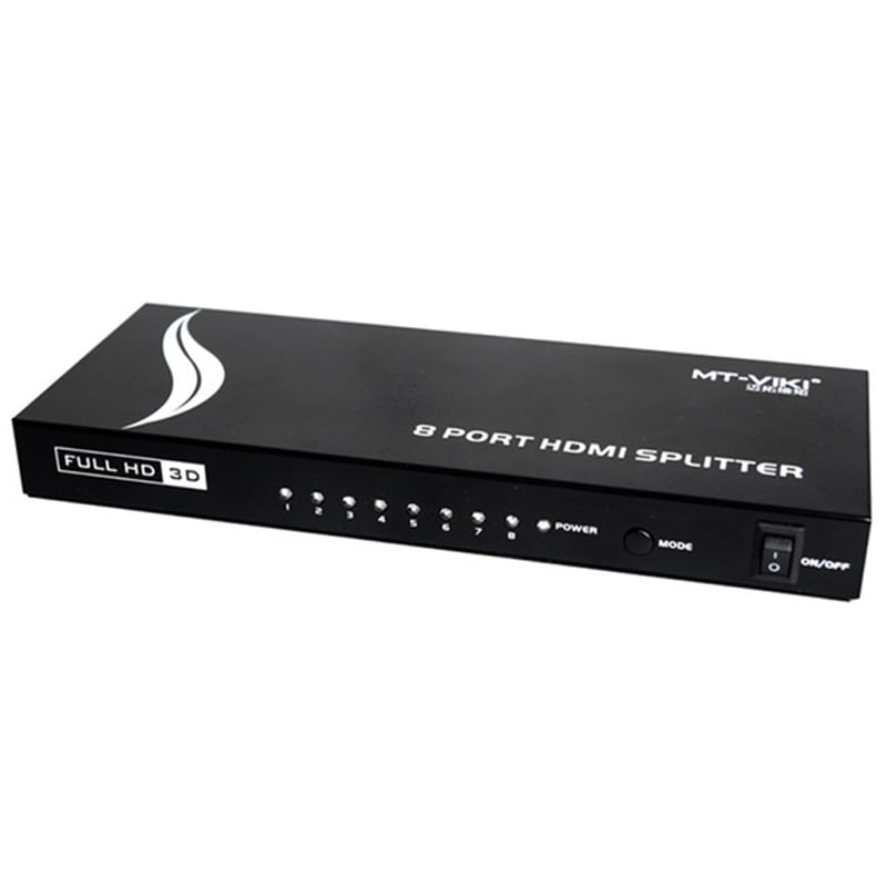Bộ chia HDMI splitter V1.4 8 port 4K30Hz 3D MT-VIKI MT-SP108M - Phụ Kiện Điện Tử Việt Nam bo chia hdmi 8 cong mt-viki mt-sp108m
