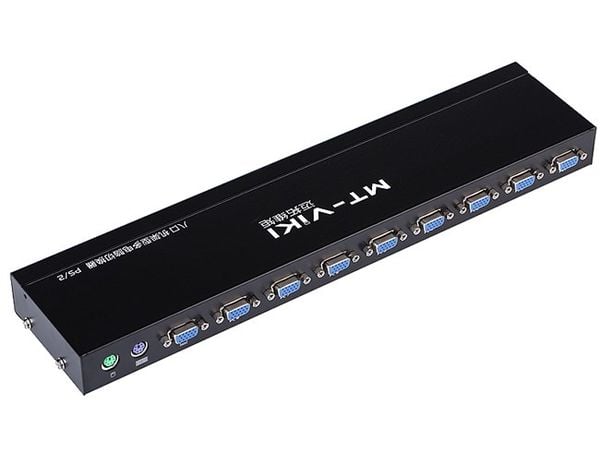 KVM switch 8 cổng - Bộ chuyển mạch 8 CPU ra 1 màn hình KVM PS2 MT-VIKI MT-8A - Phụ Kiện Điện Tử Việt Nam KVM switch 8 cổng - Bộ chuyển mạch 8 CPU ra 1 màn hình KVM PS2 MT-VIKI MT-8A - Phụ Kiện Điện Tử Việt Nam