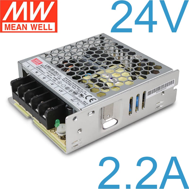 Nguồn DC LED 24V-2.2A 52.8W Meanwell LRS-50-24 - Phụ Kiện Điện Tử Việt Nam bo nguôn tong LED to ong meanwell lrs-50-24
