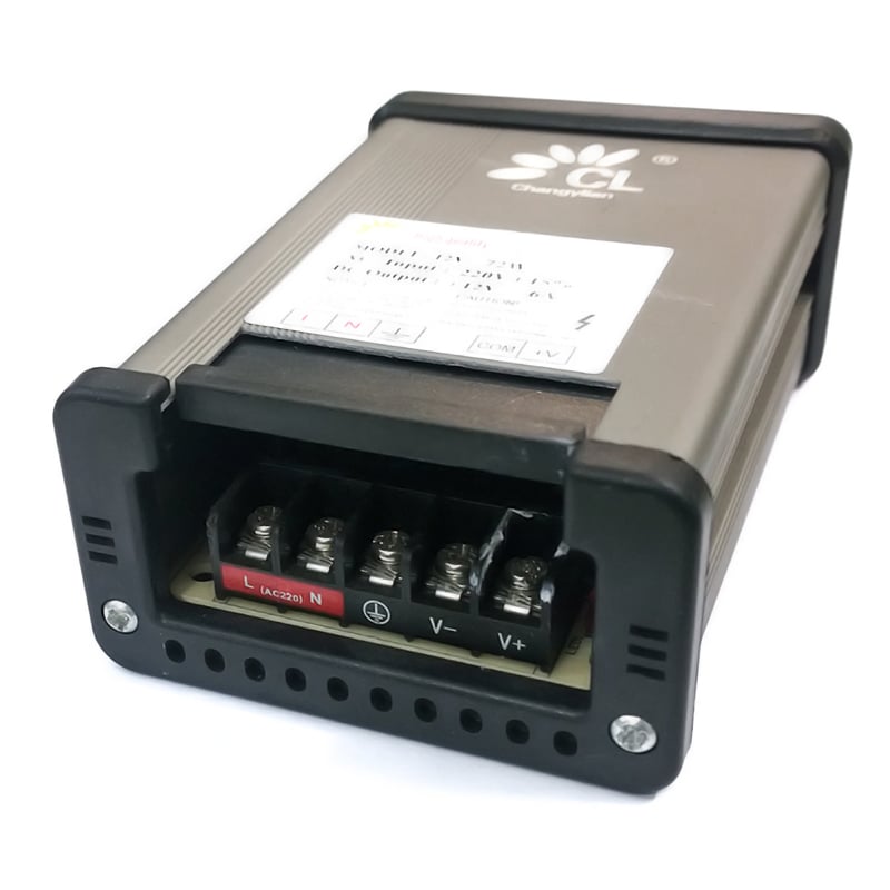 Nguồn LED ngoài trời 12V-6A 72W cho Camera Bảng điện tử LED Biển quảng cáo Changylian CL-A-72-12 - Phụ Kiện Điện Tử Việt Nam nguon 12v-6a ngoai troi