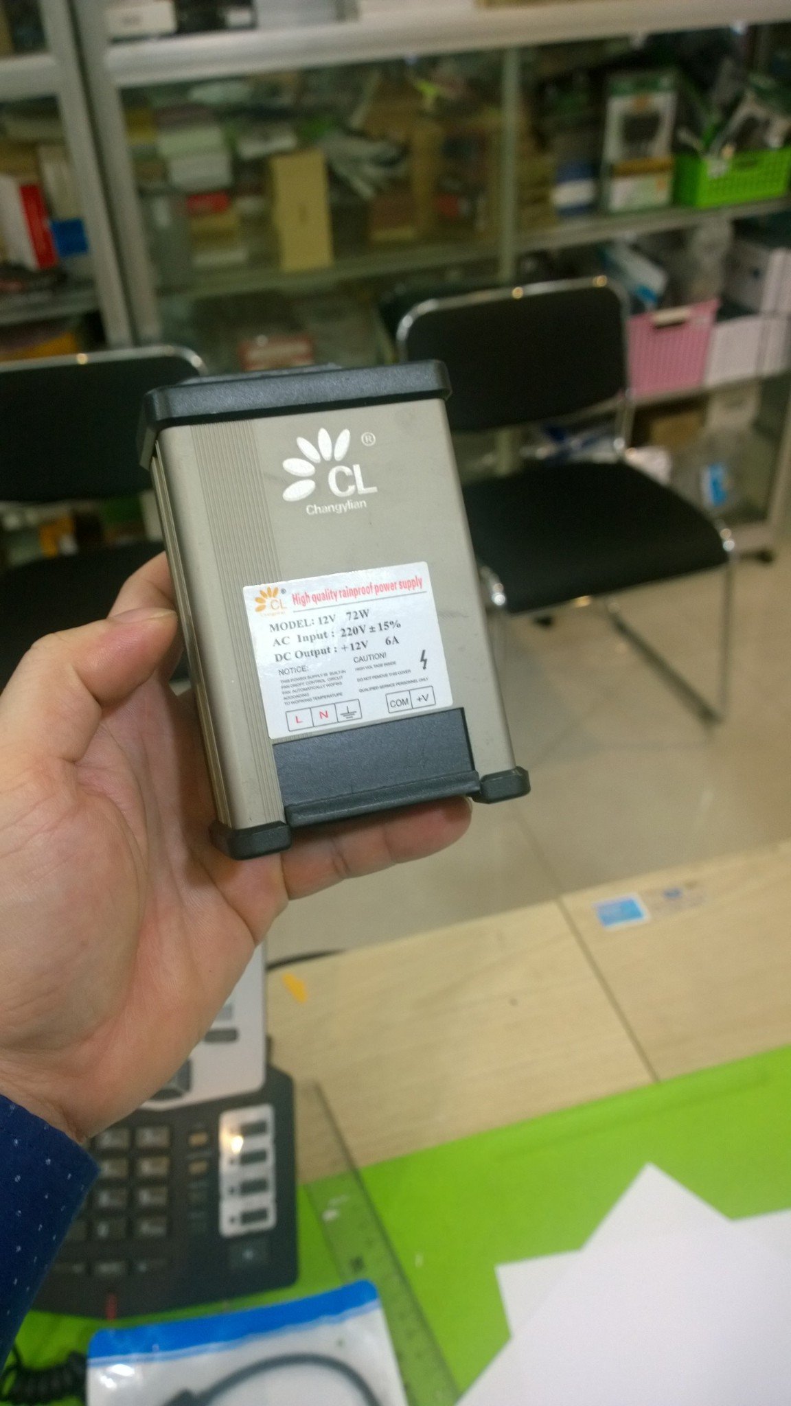 Nguồn LED ngoài trời 12V-6A 72W cho Camera Bảng điện tử LED Biển quảng cáo Changylian CL-A-72-12 - Phụ Kiện Điện Tử Việt Nam nguon 12v-6a ngoai troi