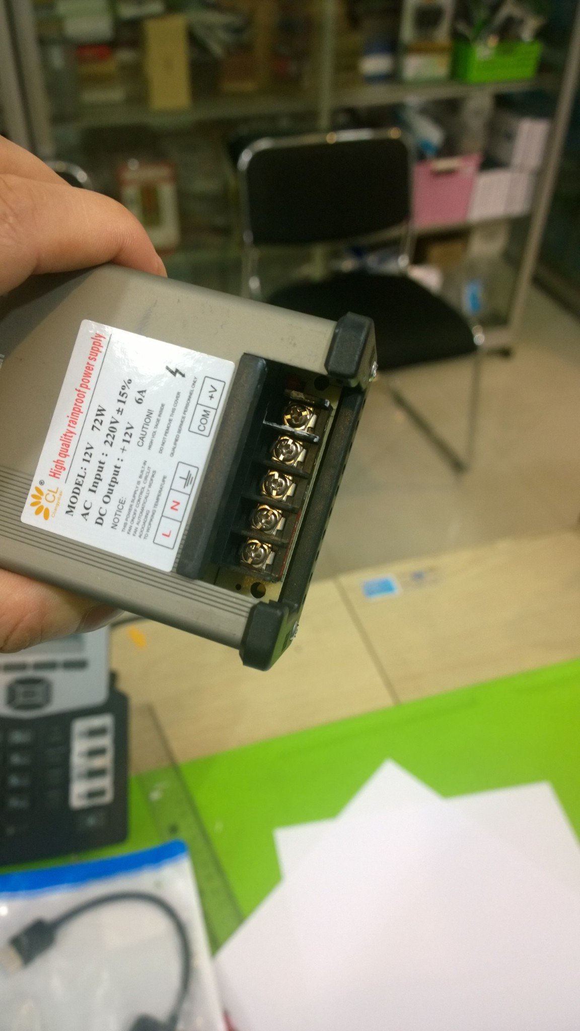 Nguồn LED ngoài trời 12V-6A 72W cho Camera Bảng điện tử LED Biển quảng cáo Changylian CL-A-72-12 - Phụ Kiện Điện Tử Việt Nam nguon 12v-6a ngoai troi