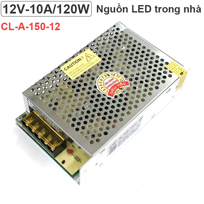 Nguồn LED 12V-10A 120W cho Camera Bảng điện tử LED Biển quảng cáo Changylian CL-A-120-12 - Phụ Kiện Điện Tử Việt Nam nguon 12v 120w cho camera den led