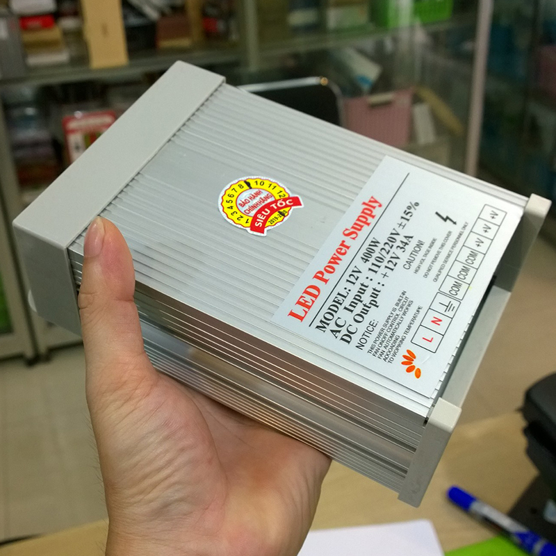 Nguồn LED ngoài trời 12V-34A 400W cho Camera Bảng điện tử LED Biển quảng cáo Changylian CL-A-400-12 - Phụ Kiện Điện Tử Việt Nam nguon tong led 12v 400w 30a