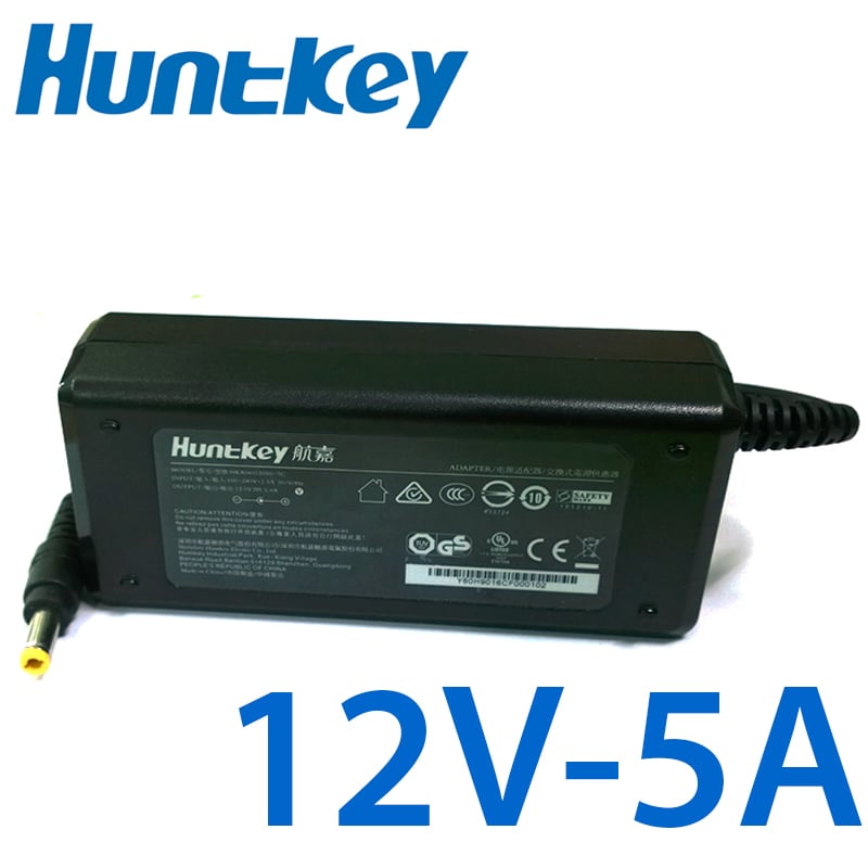 Nguồn adapter 12V-5A 60W Huntkey -Nguồn cho Camera PC mini màn hình LCD 12V 5A Huntkey - Phụ Kiện Điện Tử Việt Nam nguon dc huntkey 12v-5a