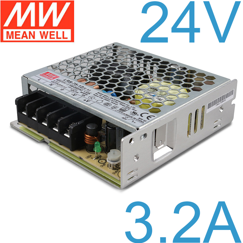 Nguồn DC LED 24V-3.2A 76.8W Meanwell LRS-75-24 - Phụ Kiện Điện Tử Việt Nam nguon dc led 24v-3.2a meanwell lrs-75-24