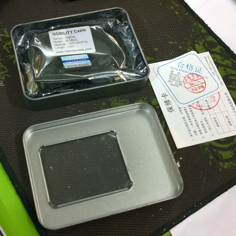 Dây cáp audio 2 đầu 3.5mm đồng tinh khiết 6N mạ bạc 2 mét bẻ góc Nobility Series Mamba M-380DL - Phụ Kiện Điện Tử Việt Nam cap am thanh aux 3.5mm