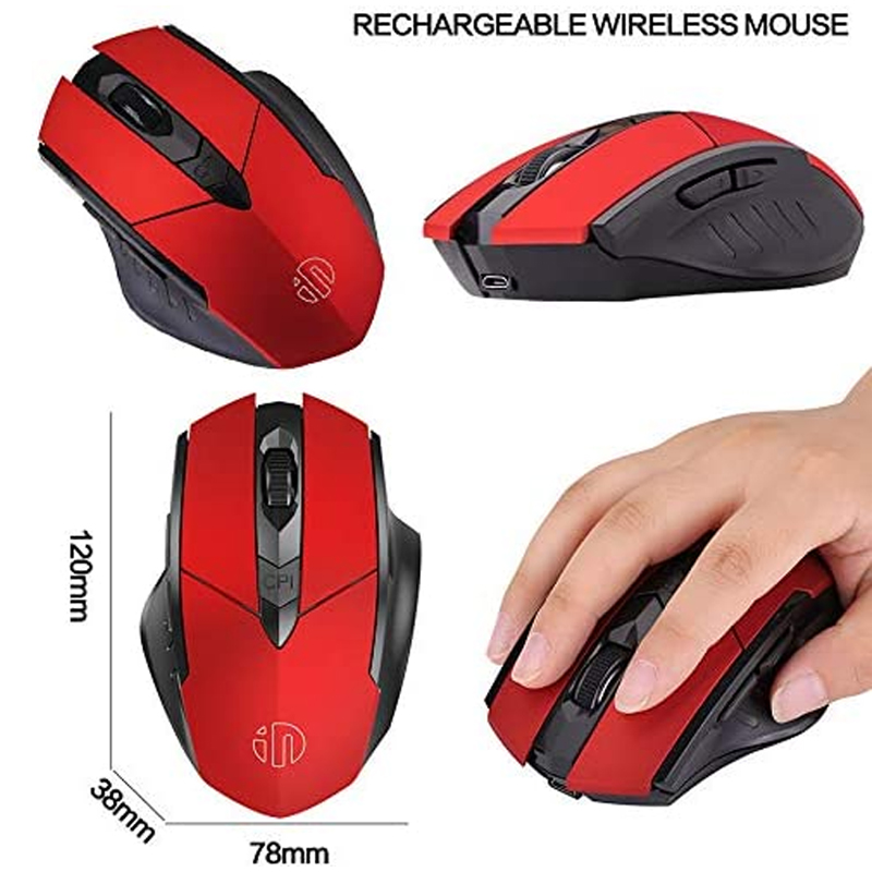 Chuột máy tính không dây 2.4GHz 2400DPI Inphic P-M6 - Phụ Kiện Điện Tử Việt Nam inphic pm6