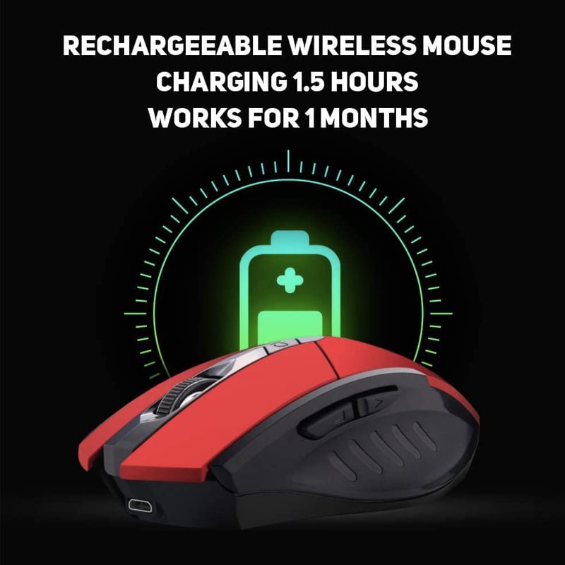 Chuột máy tính không dây 2.4GHz 2400DPI Inphic P-M6 - Phụ Kiện Điện Tử Việt Nam inphic pm6