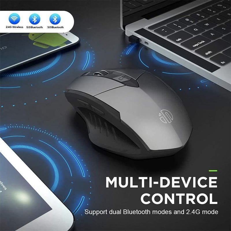 Chuột không dây 2.4GHz Bluetooth 5.0 3.0 Inphic PM6BS - Phụ Kiện Điện Tử Việt Nam chuot inphic pm6bs