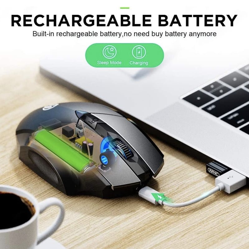 Chuột không dây 2.4GHz Bluetooth 5.0 3.0 Inphic PM6BS - Phụ Kiện Điện Tử Việt Nam chuot inphic pm6bs