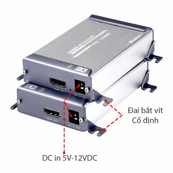 Bộ chuyển đổi tín hiệu HDMI qua cáp đồng trục BNC MiraBox HSV379 - Phụ Kiện Điện Tử Việt Nam bo mo rong và khuech dai hdmi qua cap dong truc