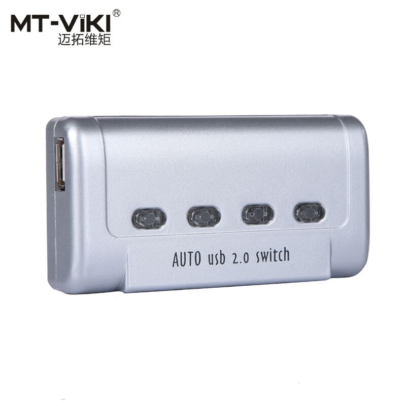 Bộ chia sẻ máy in tự động bấm tay MT-SW241 1 ra 4 cổng USB MT-VIKI - Phụ Kiện Điện Tử Việt Nam switch usb 4x1 mt-viki mt-sw241