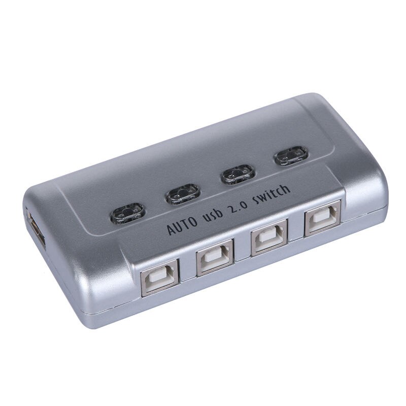 Bộ chia sẻ máy in tự động bấm tay MT-SW241 1 ra 4 cổng USB MT-VIKI - Phụ Kiện Điện Tử Việt Nam switch usb 4x1 mt-viki mt-sw241
