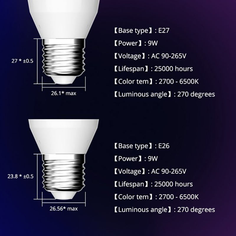 Bóng đèn đổi màu RGB điều khiển từ xa qua Wifi 9W Tronsmart Smart Wi-Fi RGB LED Light Bulb TB01 - Phụ Kiện Điện Tử Việt Nam bong den daoi mau rgb tronsmart