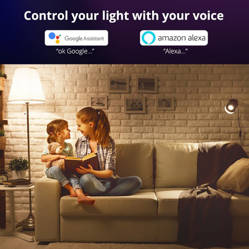 Bóng đèn đổi màu RGB điều khiển từ xa qua Wifi 9W Tronsmart Smart Wi-Fi RGB LED Light Bulb TB01 - Phụ Kiện Điện Tử Việt Nam bong den daoi mau rgb tronsmart