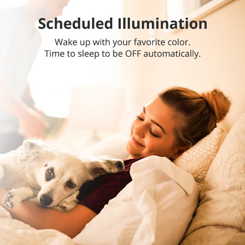 Bóng đèn đổi màu RGB điều khiển từ xa qua Wifi 9W Tronsmart Smart Wi-Fi RGB LED Light Bulb TB01 - Phụ Kiện Điện Tử Việt Nam bong den daoi mau rgb tronsmart