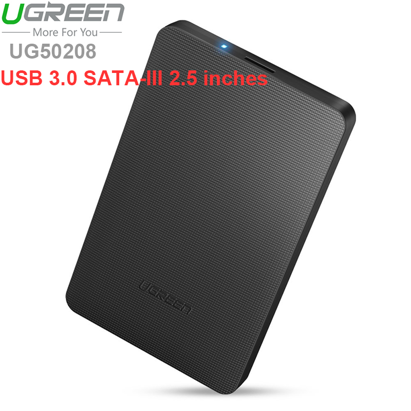 HDD box SATA III 2.5 USB 3.0 UASP Ugreen 50208 - Phụ Kiện Điện Tử Việt Nam hdd box sata 3 usb 3.0 2.5 inches ugreen 50208