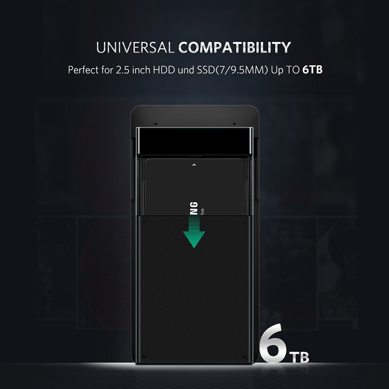 HDD box SATA III 2.5 USB 3.0 UASP Ugreen 50208 - Phụ Kiện Điện Tử Việt Nam hdd box sata 3 usb 3.0 2.5 inches ugreen 50208