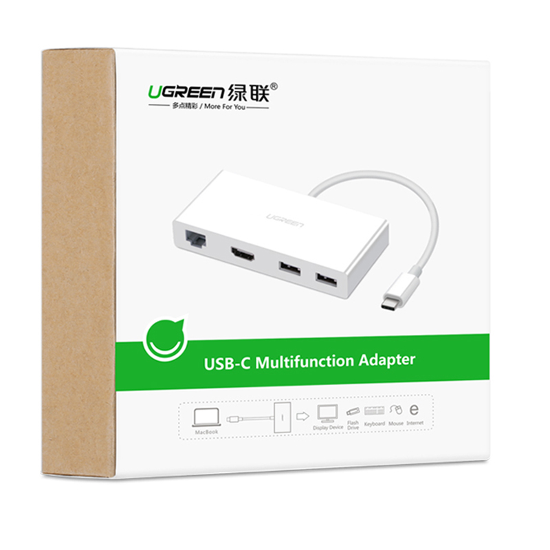 usb-c ra hdmi lan usb 3.0 ugreen 40377