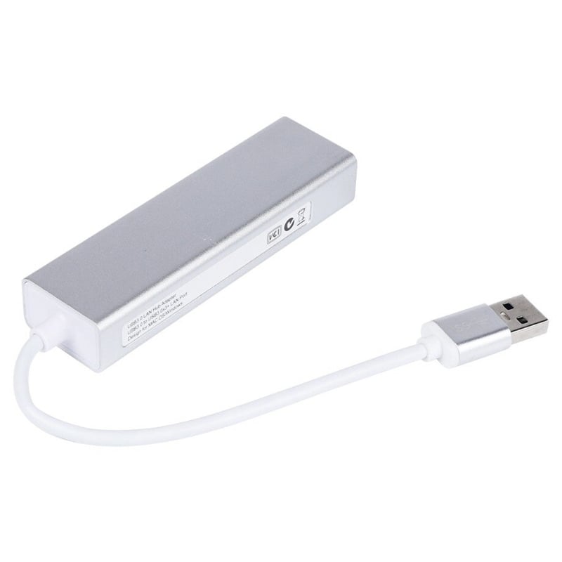 Bộ chia USB 2.0 3 cổng + LAN RJ45 100Mbps Veggieg U2-3U-S - Phụ Kiện Điện Tử Việt Nam usb hub 2.0 3 cong co cong mang lan rj45 veggieg u2-3u-s