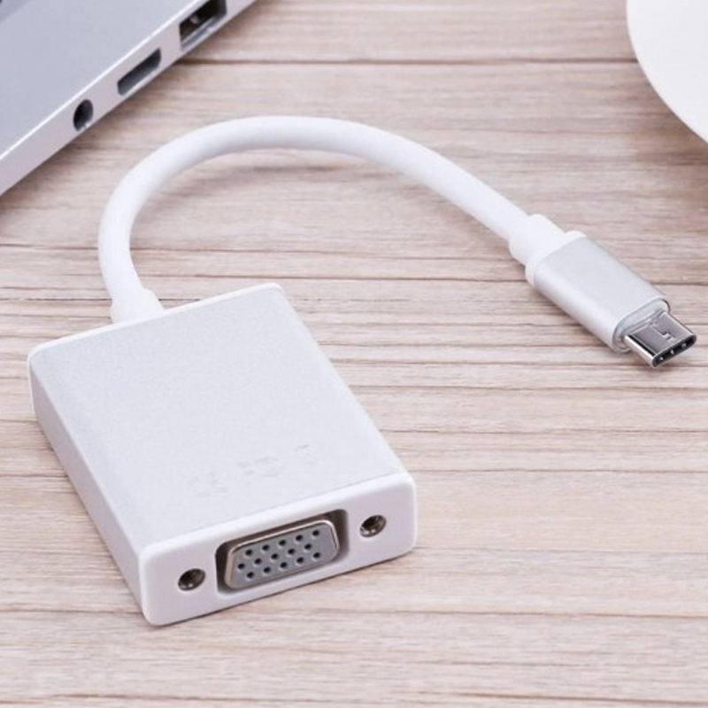 USB type-C 3.1 sang VGA 1080P converter 20Cm - Phụ Kiện Điện Tử Việt Nam usb TYPE-C sang VGA converter