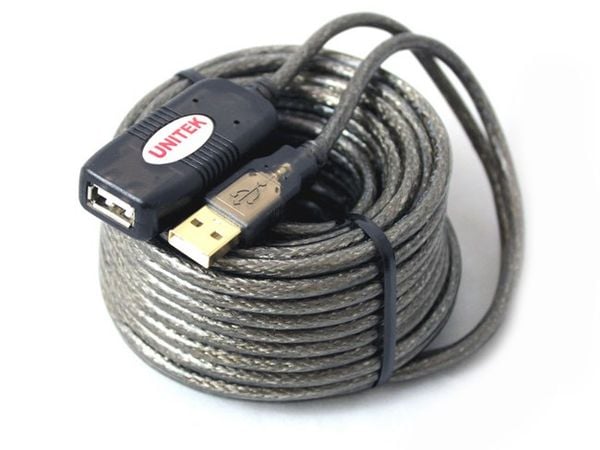 Cáp nối dài USB 2.0 5M 10M 15M 20M 25M 30M 40M Có IC khuếch đại UNITEK - Phụ Kiện Điện Tử Việt Nam