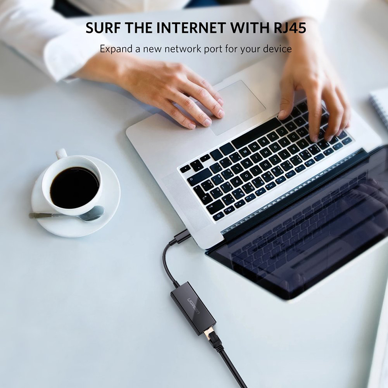 ugreen 50307 usb type c sang lan ghigabit
