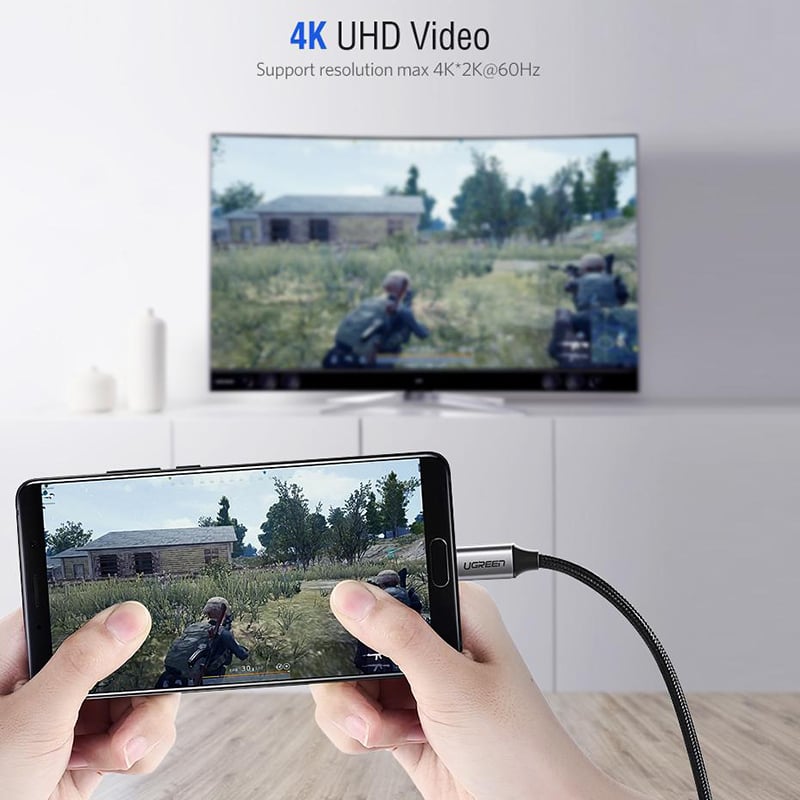Cáp USB-C ra HDMI 4K60Hz 1.5 mét Ugreen 50570 - Phụ Kiện Điện Tử Việt Nam ugreen 50570 usb-c ra hdmi 4k