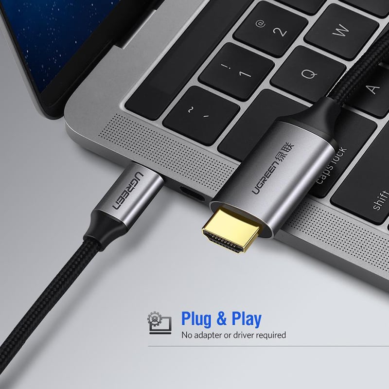 Cáp USB-C ra HDMI 4K60Hz 1.5 mét Ugreen 50570 - Phụ Kiện Điện Tử Việt Nam ugreen 50570 usb-c ra hdmi 4k