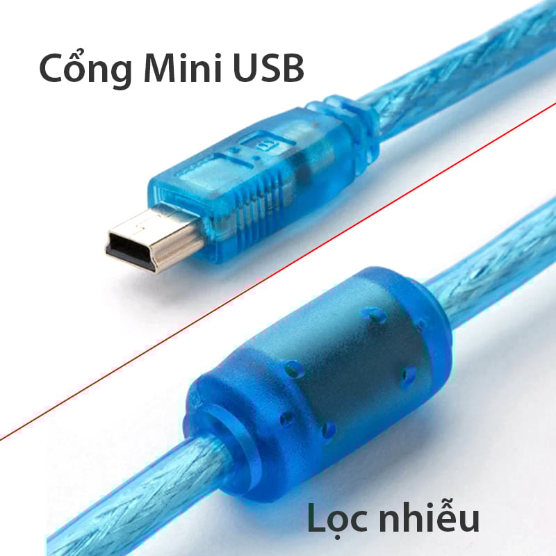 Cáp lập trình PLC màn hình HMI Delta DVP-SE series 1.5 mét - Phụ Kiện Điện Tử Việt Nam Delta DVP-SE