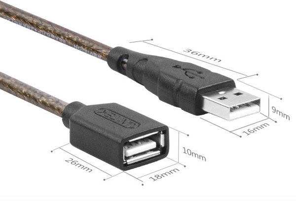 Cáp nối dài USB 2.0 AM-AF 1 đầu đực 1 đầu cái UNITEK 1.8M 3M 5M 10M - Phụ Kiện Điện Tử Việt Nam Cáp nối dài USB 2.0 AM-AF 1 đầu đực 1 đầu cái UNITEK 1.8M 3M 5M 10M - Phụ Kiện Điện Tử Việt Nam