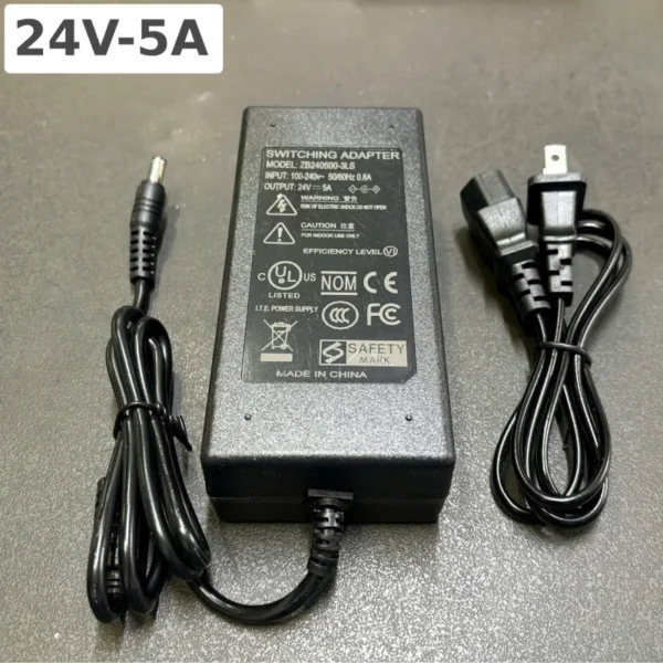 Nguồn DC Adapter 24V-5A ZB240500-3LS