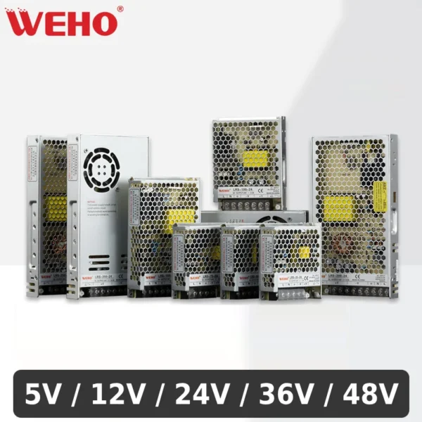 Nguồn DC LED tổ ong Weho 12v-24v-36v-48v
