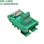 Đầu nối DB9 gắn thanh ray DIN terminal HD-Link YL-Adam3909 - Đầu đực