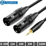 Cáp âm thanh DIY 3.5mm ra 2 Canon XLR Male CZXYON