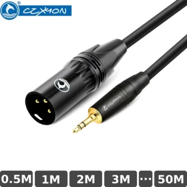 Cáp âm thanh DIY 3.5mm ra Canon XLR Male CZXYON