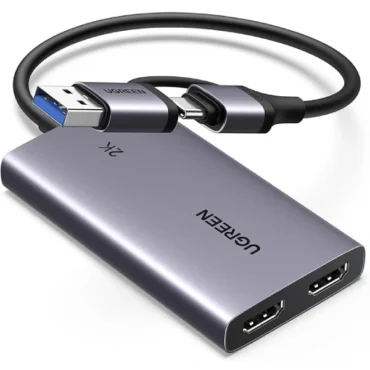 Cáp ghi hình 2 cổng HDMI Livestream USB3.0 Type C HDMI 4K@30Hz Ugreen CM726- 25773