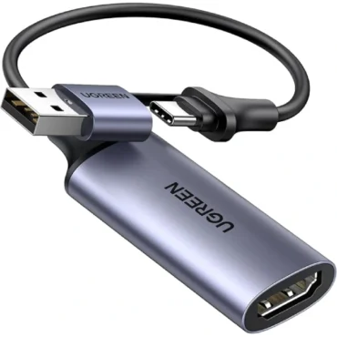 Cáp ghi hình HDMI Livestream USB2.0 Type C HDMI 1080@30Hz Ugreen CM489-40189