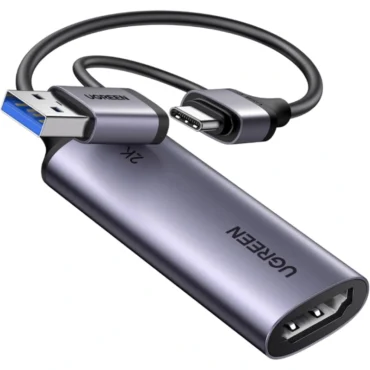 Cáp ghi hình HDMI Livestream USB3.0 Type C HDMI 4K@30Hz Ugreen CM629-15389