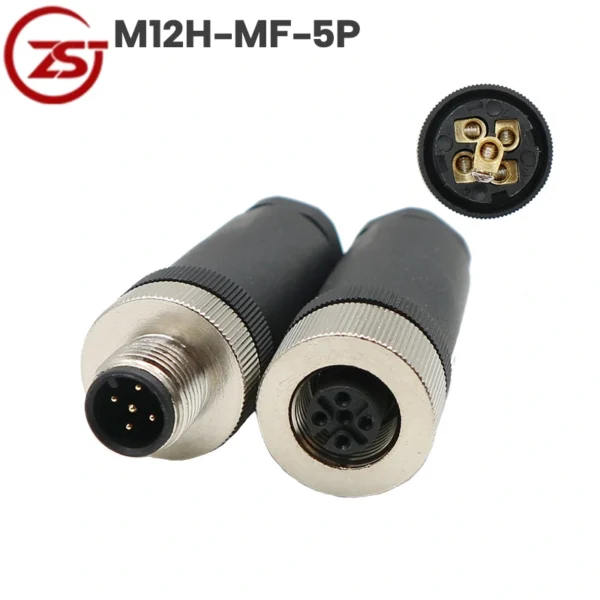 Đầu giắc nối cảm biến chống nước IP68 ZSJ M12H-MF-5P