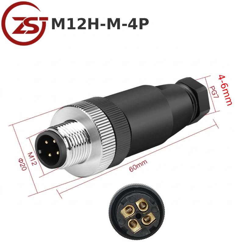 Đầu nối cảm biến M12H-M-4P