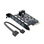 Card PCIe ra 4 cổng USB 3.0 Orico PVU3-4P-V1 3