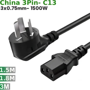 Cáp nguồn 3 chân chéo C13 3x0.75mm 0