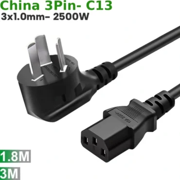 Home Full Width - Phụ Kiện Điện Tử Việt Nam Cáp nguồn China 3Pin- IEC320 C13 3x1.0mm