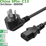 Cáp nguồn China 3Pin- IEC320 C13 3x1.5mm