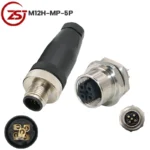 Đầu giắc nối cảm biến chống nước IP68 ZSJ M12H-MP-5P