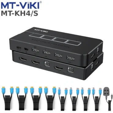 Bộ chuyển mạch HDMI 4k KVM Switch 4 ra 1 cổng MT-KH4