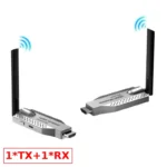 Bộ thu phát HDMI không dây G147 HD 50m băng tần kép 2.4G và 5G hỗ trợ kết nối 1-4 màn hình - 1TX+ 1RX